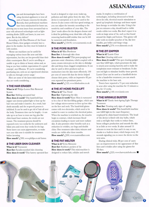 Asiana Beauty Autumn 2010 Dr Dan Dhunna discussses Medical Home-care Devices