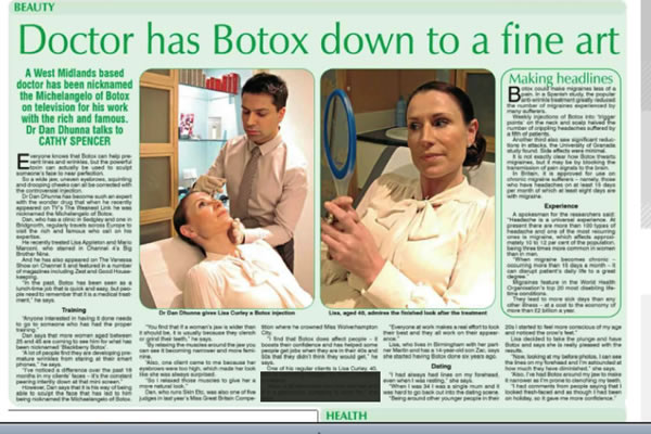 Botox expert Dr Dan Dhunna